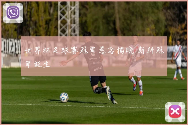 世界杯足球赛冠军悬念揭晓 新科冠军诞生